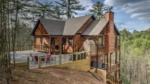 Image of Honey Bear Lodge - Mountain View | Sauna | Hot Tub | Outdoor Pizza Oven