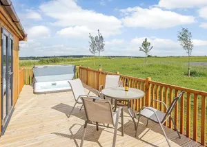 Image of Luxurious and contemporary lodge with stunning countryside views.