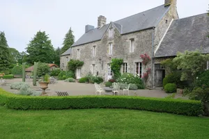 Image of 18th century manor located on the edge of a quiet village near Mont St Michel