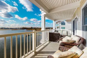 Image of Laguna Bay 2nd-floor condo on the bay with pool & balcony - near dining