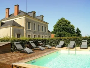 Image of Luxury 19th-Century Manor with Heated Pool, Sauna, Spa, and Vast Private Park