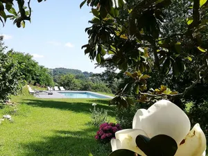 Image of 4* country gîte, inland Basque country, swimming pool, mountain views, peaceful setting