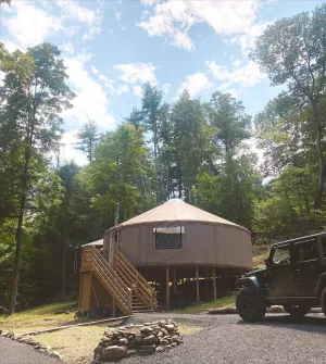 Image of Private off grid yurt