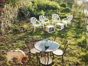 Image of panoramic sea view montangne terrace garden in character house
