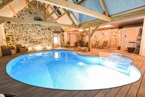 Image of bed and breakfast normandy la brocherie heated indoor pool spa sauna