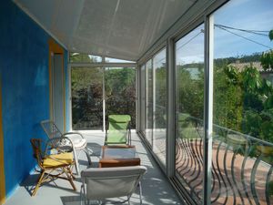 Image of Independent villa with garden and swimming pool area near downtown