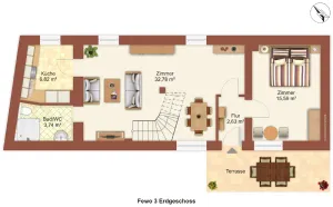 Image of Very central apartment \/ 150m to the large Plöner See \/ Fewo 3