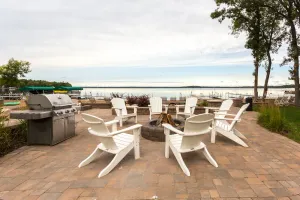 Image of Catch Breathtaking Sunset Views from this Lake Front Condo w\/ Fire Pit on Gull Lake
