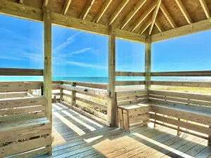 Image of End Unit in Oceanside Community_Private Beach Access_Pool_Kitchen_WiFi_BBQ Grill