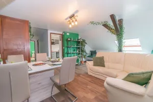 Image of Trendy Green Apartment