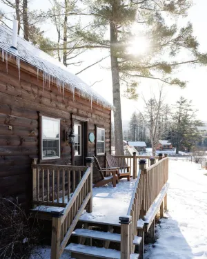 Image of Pine Cabin: Lakeside Log Cabin Escape