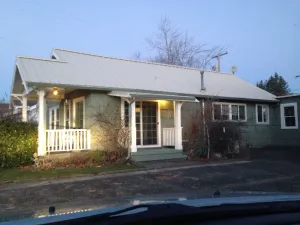 Image of twilight cottage,retro chic design