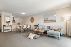 Image of Sleek, modern and comfortable, this is a beautifully appointed apartment.