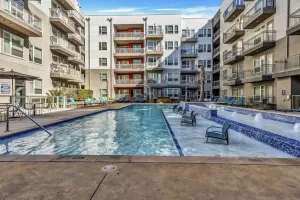 Image of Dashing 1BR Suite | Pool, Parking + Gym E