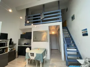 Image of Apartment with terrace, parking and port view in Capbreton