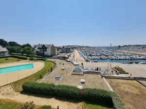 Image of Ref 117 - Appartement duplex pour cinq personnes vue port Crouesty avec piscine