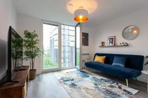 Image of Modern 2 Bed Flat 5min to Old Trafford Stadium