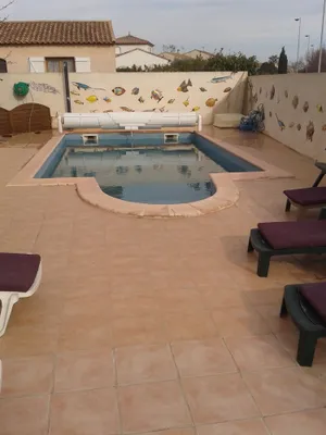 Image of Villa facing south montpellier with swimming pool 10 mins from the beaches