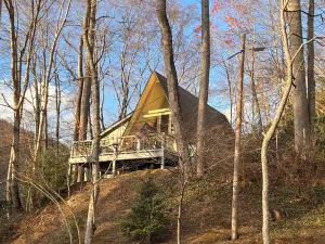Image of A-Frame of Mind in the Smoky's, a mountain retreat.