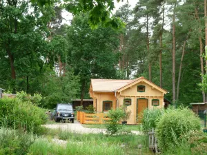 Image of Comfortable log house in the forest community of Borkheide