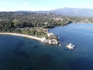 Image of In Pianottoli-Caldarello, bonifacio stone villa, feet in the water