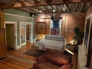 Image of Old Town Loft w Hanging Master Bed