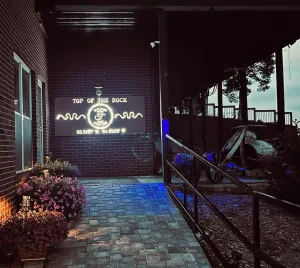 Image of TOP OF THE ROCK Hot tub EV Charger Buffalo Trace Bourbon Trail