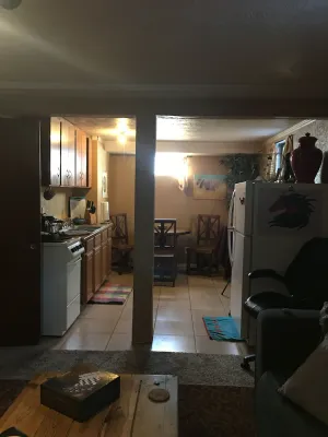 Image of Private furnished bedroom in shared basement