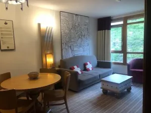 Image of 3rd floor, fitness, swimming pool, sauna, hammam, balcony, tv, ski locker, 38m², Les Arcs