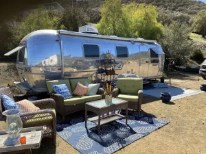 Image of Beautiful 1972 Classic Airstream in Santa Monica Mountains