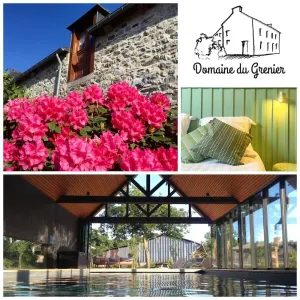 Image of a charming apartment inside an old farm, with swimming pool