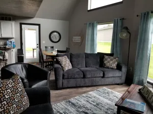 Image of Spacious cabin! Grassy backyard! 3 Brd 2.5 bath Lots of supplies in pantry!