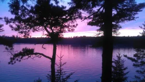 Image of Watch The Sun Set, The Tide Change On A Beautiful And Peaceful Salt Water Inlet