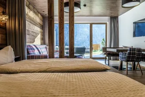 Image of FW Ötztal Alps - top location on the ski slope with a fantastic view