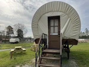 Image of River-Front Wagon Glamping- The Dogwood