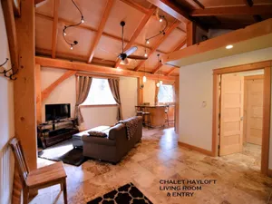 Image of Carriage House “Hayloft” Rusticly Elegant Cottage