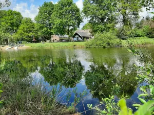 Image of Converted farmhouse on estate with swimming and fishing pond, jacuzzi\/sauna (paid)