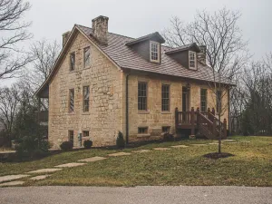 Image of Funks Inn, a post civil war era home restored as it was in 1870.