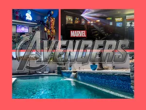 Image of Avengers Campus: 🌊🎥🍿🕹Heated Pool, Theater, Arcade+