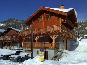 Image of New charming chalet, 15 to 16 people with panoramic terrace facing south