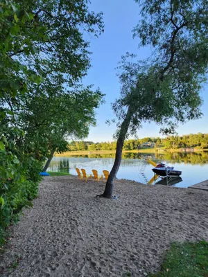 Image of Book l Lake Cabin w\/ Private Beach l Detroit Lakes l Snowmobile Trail l Pets OK