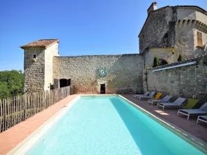 Image of Historic château with private pool near Agen
