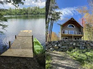 Image of Beautiful Lakeside Chalet in the White Mountains. Newly Constructed, 2023.