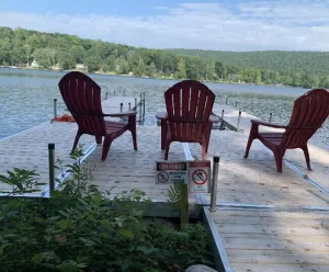 Image of Large (3500 sf), lakefront retreat. Close to skiing and hiking.