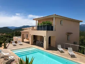 Image of VILLA CARAMONTINU SERENA à Pinarello, proche plage, vue mer, piscine chauffée