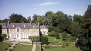 Image of Charming house in the park of a historic monument castle