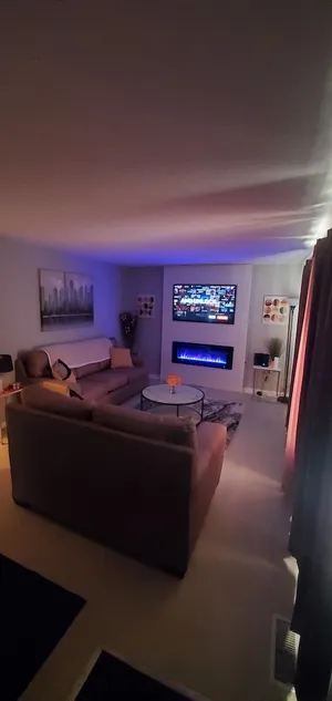 Image of Cheerful cozy luxurious suite