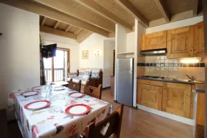 Image of 10m from resort center, 2nd floor, balcony, tv, ski locker, 43m², Aussois