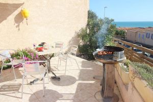 Image of House 6 people panoramic sea view terrace, solarium and garage. Near beach