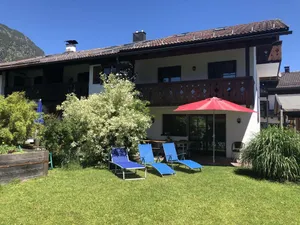Image of Holiday home Angelika with a garden and a view of the Zugspitze in Garmisch